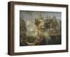 The Battle of Trafalgar, as Seen from the Mizen Starboard Shrouds of the Victory-J. M. W. Turner-Framed Giclee Print