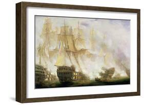 The Battle of Trafalgar, c.1841-John Christian Schetky-Framed Giclee Print