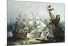 The Battle of Trafalgar, c.1875-John Callow-Mounted Giclee Print