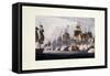 The Battle of Trafalgar, October 21st 1805, 1816-Thomas Whitcombe-Framed Stretched Canvas