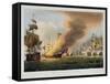 The Battle of Trafalgar, October 21st 1805, for J. Jenkins's "Naval Achievements"-Thomas Whitcombe-Framed Stretched Canvas