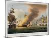 The Battle of Trafalgar, October 21st 1805, for J. Jenkins's "Naval Achievements"-Thomas Whitcombe-Mounted Giclee Print