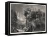 The Battle of Trafalgar, The Victory at the Moment That Nelson was Wounded-J.b. Allen-Framed Stretched Canvas