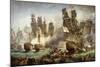 The Battle of Trafalgar-null-Mounted Giclee Print