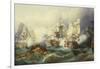 The Battle of Trafalgar-Philip James De Loutherbourg-Framed Giclee Print