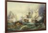 The Battle of Trafalgar-Philip James De Loutherbourg-Framed Giclee Print