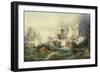 The Battle of Trafalgar-Philip James De Loutherbourg-Framed Giclee Print