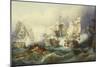 The Battle of Trafalgar-Philip James De Loutherbourg-Mounted Giclee Print