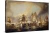 The Battle of Trafalgar-(after) William Clarkson Stanfield-Stretched Canvas