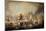 The Battle of Trafalgar-(after) William Clarkson Stanfield-Mounted Giclee Print