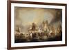 The Battle of Trafalgar-(after) William Clarkson Stanfield-Framed Giclee Print