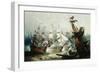 The Battle of Trafalgar-John Callow-Framed Giclee Print