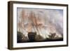 The Battle of Trafalgar-John Christian Schetky-Framed Giclee Print