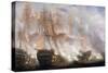 The Battle of Trafalgar-John Christian Schetky-Stretched Canvas