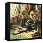 The Battle of Trafalgar-English-Framed Stretched Canvas