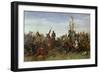 The Battle of Trente in 1350, 1857-Octave Penguilly l'Haridon-Framed Giclee Print