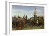 The Battle of Trente in 1350, 1857-Octave Penguilly l'Haridon-Framed Giclee Print