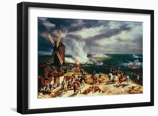 The Battle of Valmy, 20 September, 1792-Horace Vernet-Framed Giclee Print