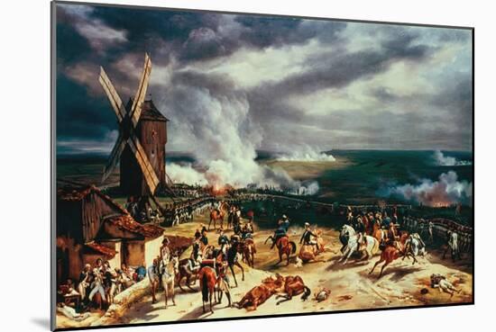 The Battle of Valmy, 20 September, 1792-Horace Vernet-Mounted Giclee Print