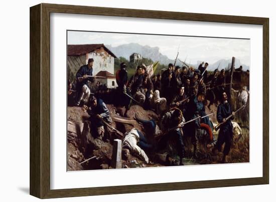 The Battle of Varese, Circa 1862-Federico Rossano-Framed Giclee Print