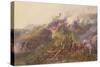 The Battle of Vicenza: the Storming of Monte Berico, June 1848-Franz Gerusch-Stretched Canvas