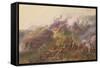 The Battle of Vicenza: the Storming of Monte Berico, June 1848-Franz Gerusch-Framed Stretched Canvas