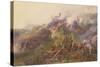 The Battle of Vicenza: the Storming of Monte Berico, June 1848-Franz Gerusch-Stretched Canvas