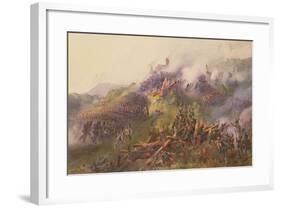 The Battle of Vicenza: the Storming of Monte Berico, June 1848-Franz Gerusch-Framed Giclee Print