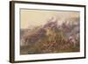 The Battle of Vicenza: the Storming of Monte Berico, June 1848-Franz Gerusch-Framed Giclee Print