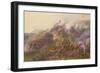 The Battle of Vicenza: the Storming of Monte Berico, June 1848-Franz Gerusch-Framed Giclee Print