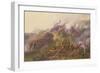 The Battle of Vicenza: the Storming of Monte Berico, June 1848-Franz Gerusch-Framed Giclee Print