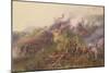 The Battle of Vicenza: the Storming of Monte Berico, June 1848-Franz Gerusch-Mounted Giclee Print