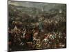 The Battle of Vienna on 12 September 1683, Ca 1683-84 (Oil on Canvas)-Pauwel Casteels-Mounted Giclee Print