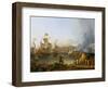 The Battle of Vigo Bay, 12 October 1702, C.1702 (Oil on Canvas)-Ludolf Bakhuizen-Framed Giclee Print