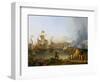 The Battle of Vigo Bay, 12 October 1702, C.1702 (Oil on Canvas)-Ludolf Bakhuizen-Framed Giclee Print