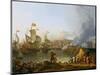 The Battle of Vigo Bay, 12 October 1702, C.1702 (Oil on Canvas)-Ludolf Bakhuizen-Mounted Giclee Print
