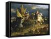 The Battle of Villa Viciosa, 11 December 1710-Jean Alaux-Framed Stretched Canvas