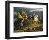 The Battle of Villa Viciosa, 11 December 1710-Jean Alaux-Framed Giclee Print