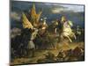 The Battle of Villa Viciosa, 11 December 1710-Jean Alaux-Mounted Giclee Print