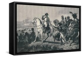 'The Battle of Wagram', 6 July 1809, (1896)-M Haider-Framed Stretched Canvas