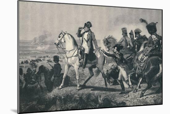 'The Battle of Wagram', 6 July 1809, (1896)-M Haider-Mounted Giclee Print