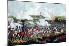 The Battle of Waterloo, 1815-Romney-Mounted Giclee Print