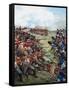 The Battle of Waterloo, 1815-Clive Uptton-Framed Stretched Canvas