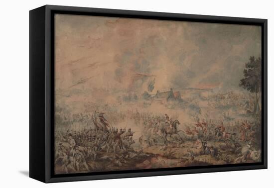 The Battle of Waterloo, 1816-William Heath-Framed Stretched Canvas