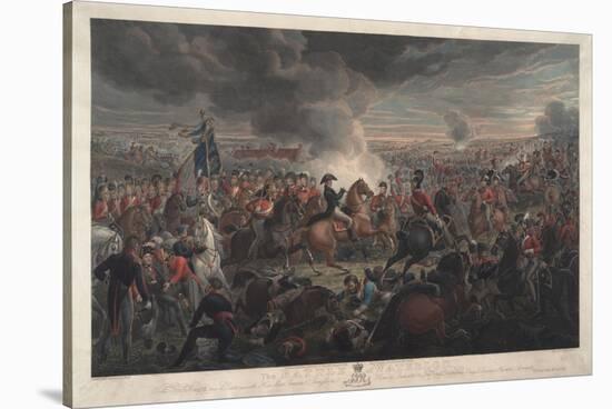 The Battle of Waterloo, 1819-Aleksandr Ivanovic Zauervejd'-Stretched Canvas