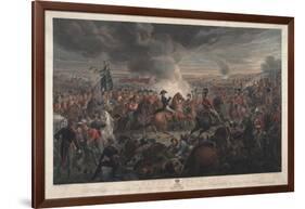 The Battle of Waterloo, 1819-Aleksandr Ivanovic Zauervejd'-Framed Giclee Print