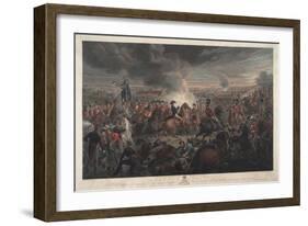 The Battle of Waterloo, 1819-Aleksandr Ivanovic Zauervejd'-Framed Giclee Print