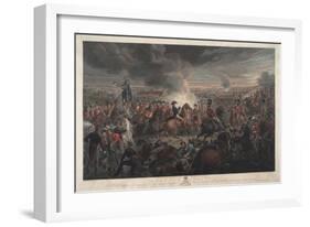 The Battle of Waterloo, 1819-Aleksandr Ivanovic Zauervejd'-Framed Giclee Print