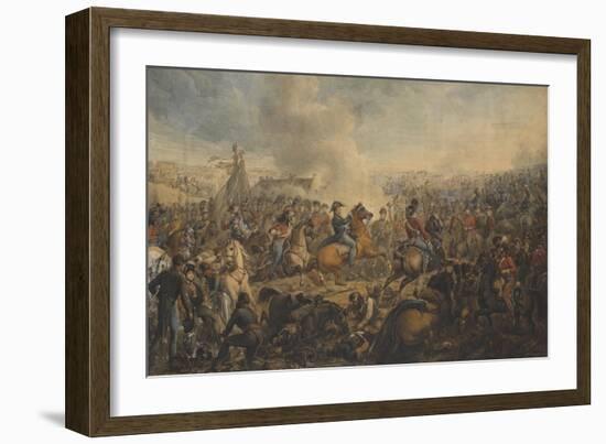 The Battle of Waterloo, after the Order for the Advance of the British Army, 1815, C.1815-Alexander Ivanovich Sauerweid-Framed Giclee Print