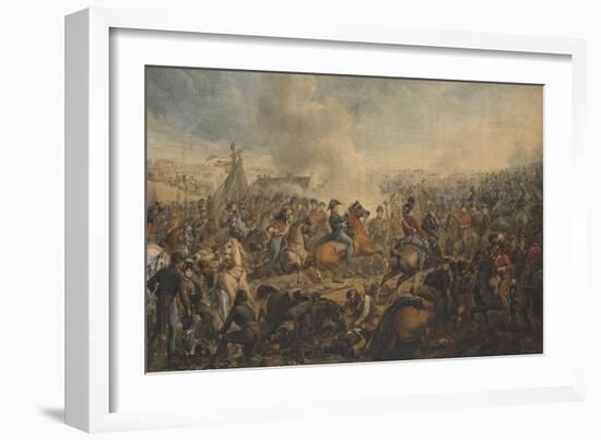 The Battle of Waterloo, after the Order for the Advance of the British Army, 1815, C.1815-Alexander Ivanovich Sauerweid-Framed Giclee Print